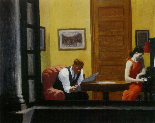 Edward Hopper, 1932, Room in New York