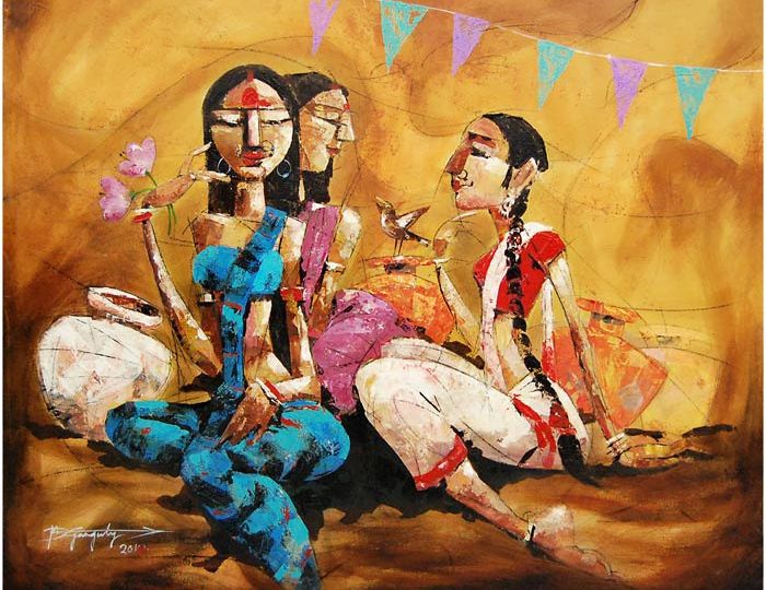 Painting by Dipankar Ganguly