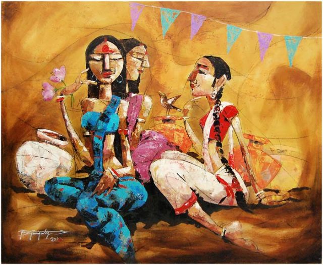 Painting by Dipankar Ganguly